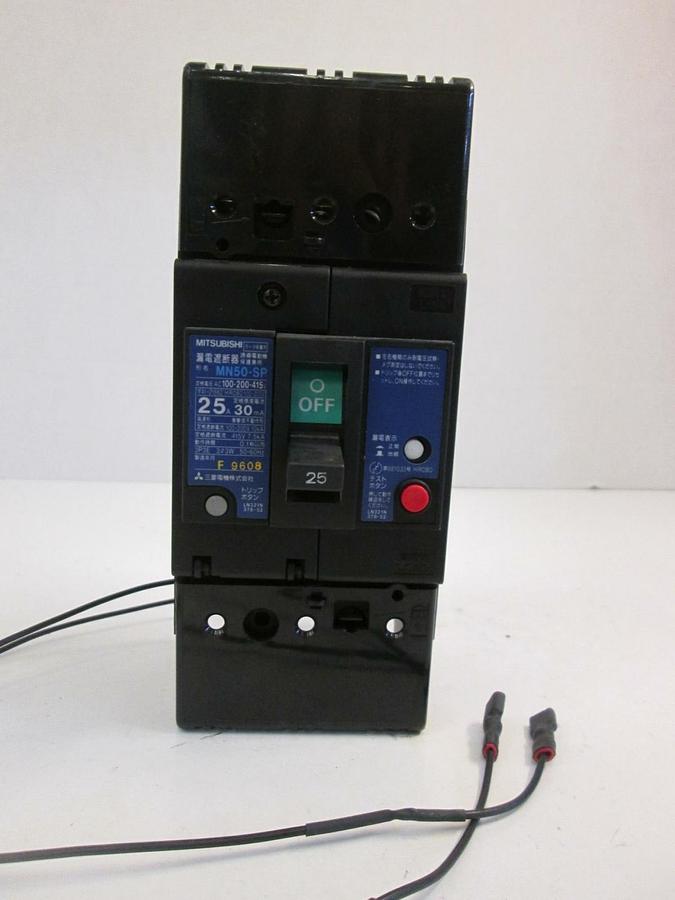 Used Mitsubishi Breaker MN50-SP, 25A, 3 Pole, 100-200-415V, Used