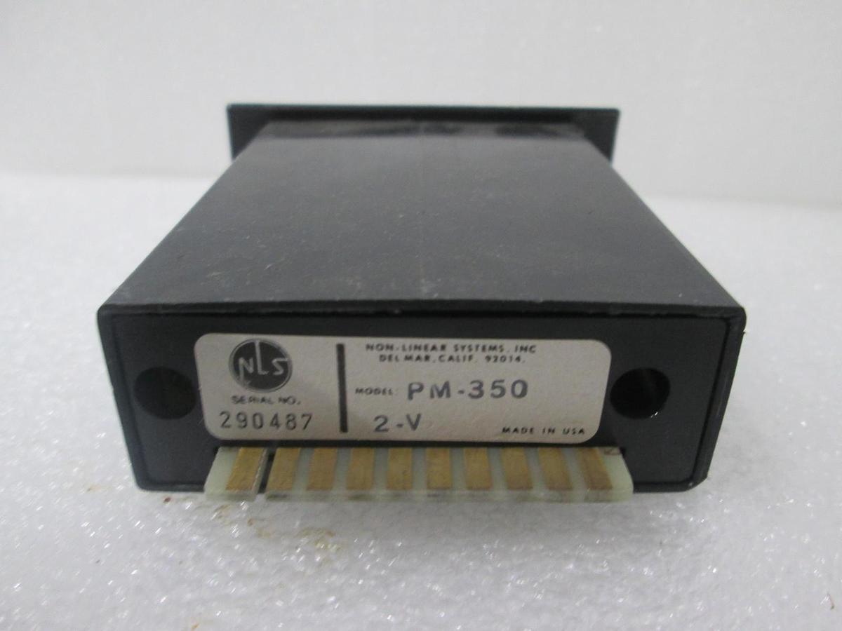 Used Non-Linear Systems, PM-350, Digital Panel Meter, Used