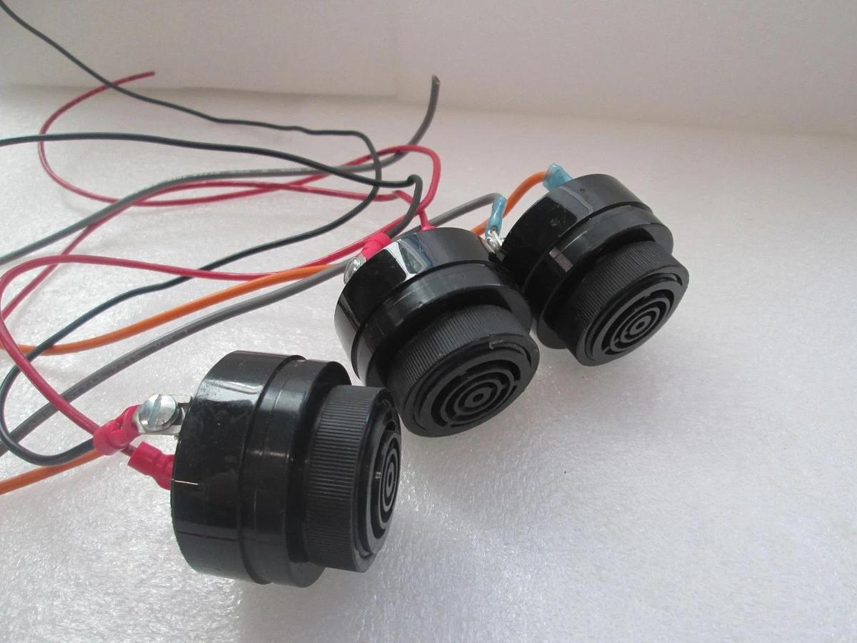 Used Mallory, Sonalert, SC648, 10-48VDC, Alarm Buzzer, Used, Lot of 3