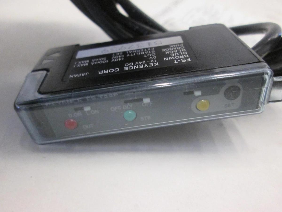 Keyence, Fiberoptic Sensor, FS-T22D w/ Instructions, New