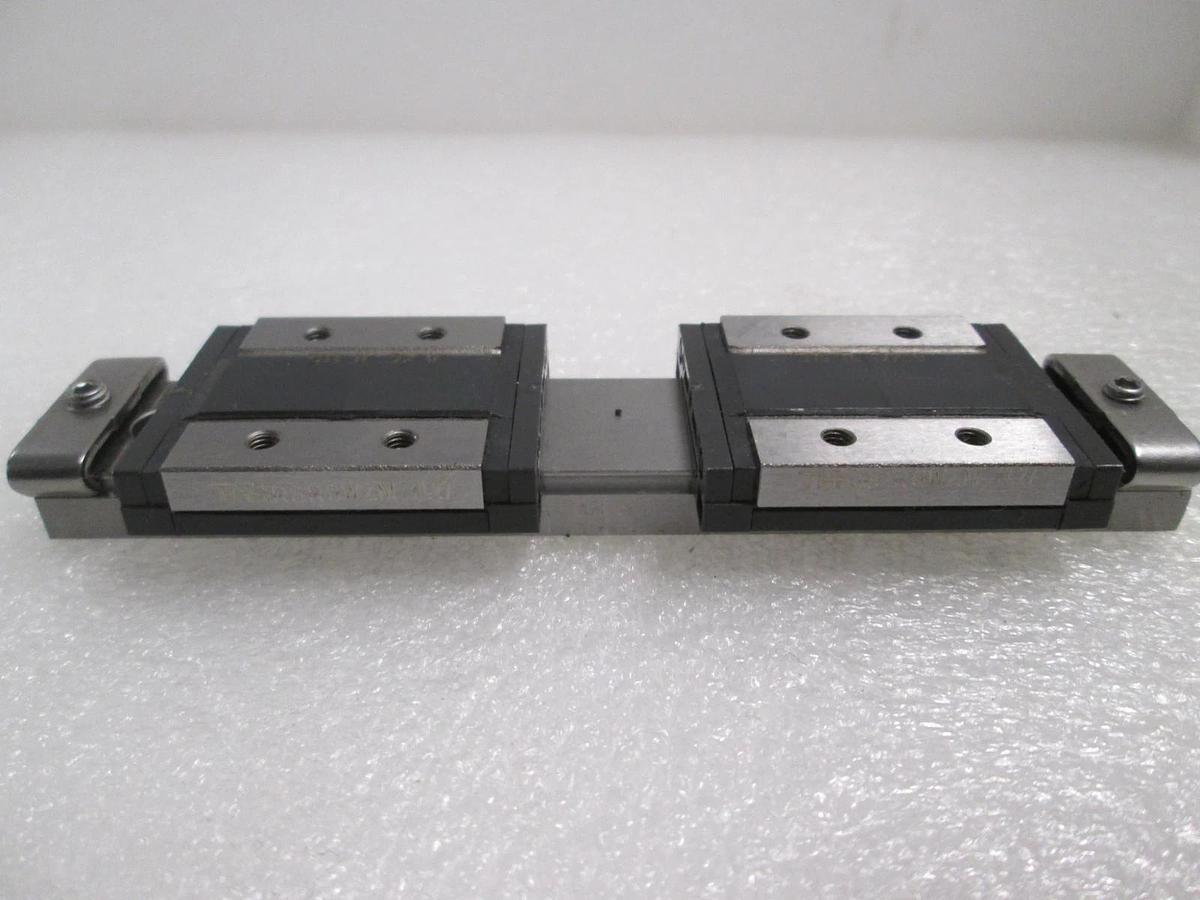 THK, RSR 9WZM (2), Linear Bearing Guide Block w/ Guide Rail, New