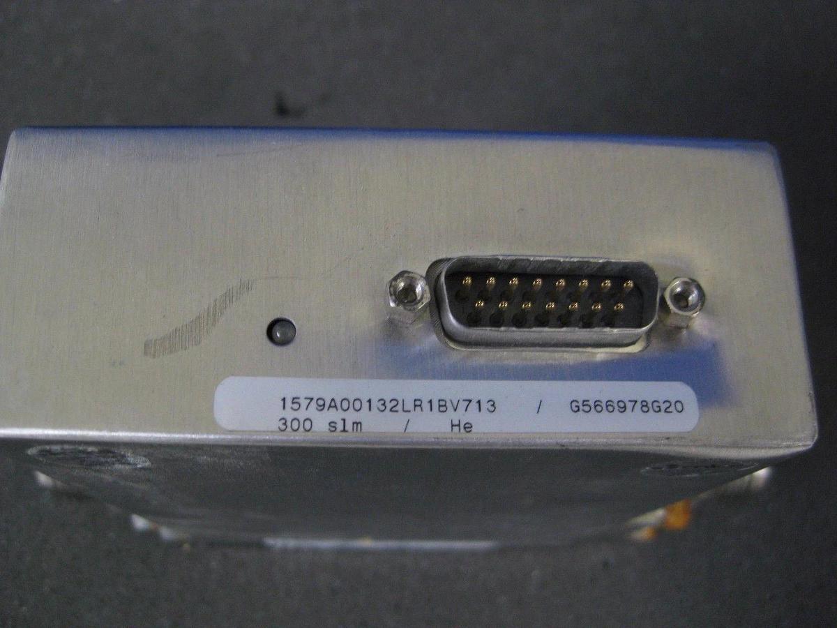 Used MKS 1579A00132LR1BV713 Mass Flow Controller, He, 300 SLM, 1/2" MVCR, Used
