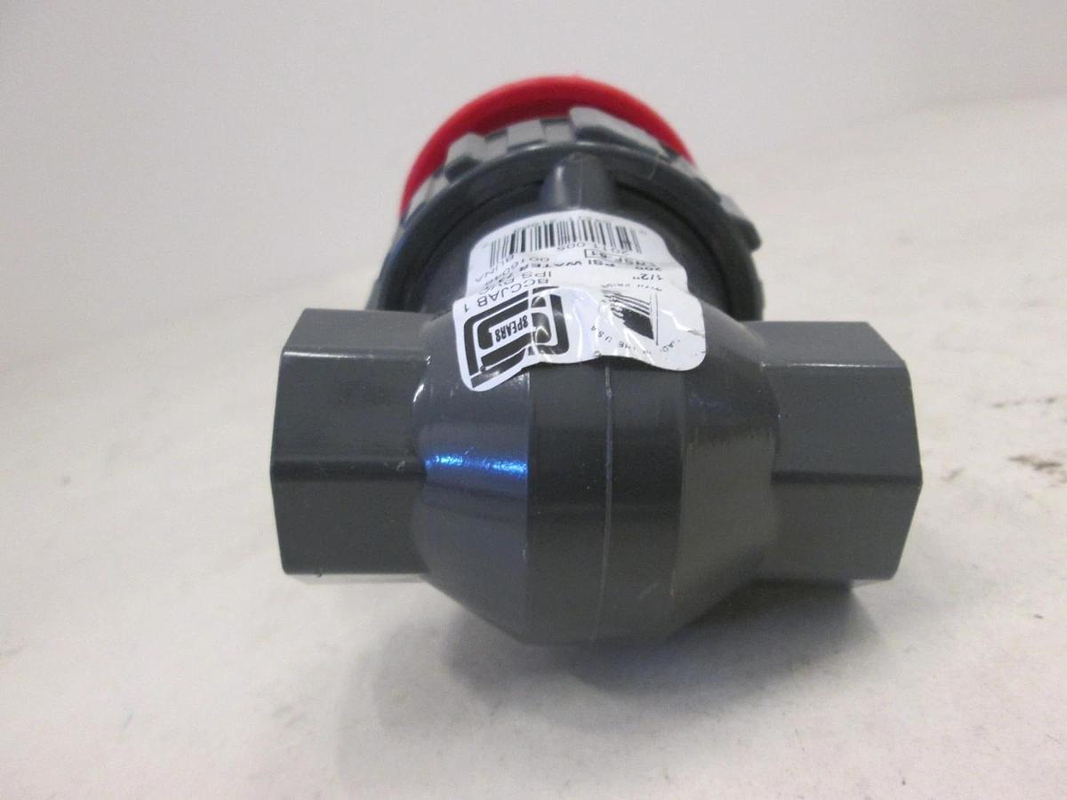 Spears, 1/2" Two Way Manual Gate Valve, 200 PSI, Water 73Deg F, BCCJAB1, New