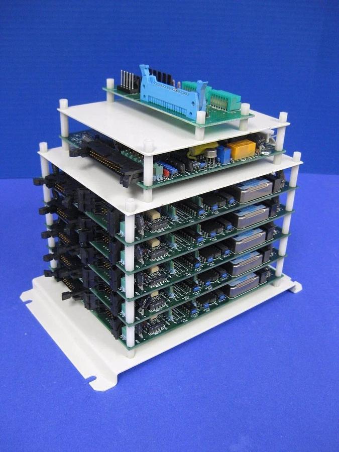 Used TEL Tokyo Electron T-Bawl Control Unit PCB Assembly w/ (5) MDIF-01A-1 & WCIF-01
