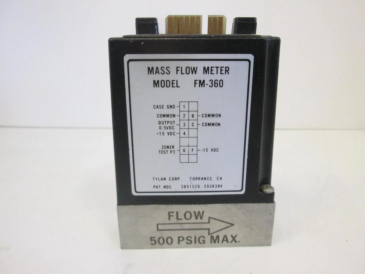 Used Tylan, FM-360, Mass Flow Controller, Air, 1 SLPM, Used