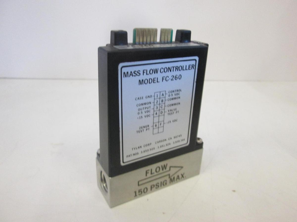 Used Tylan, FC-260, Mass Flow Controller, H2, 500 SCCM, Used