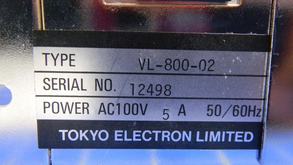 Used TEL Tokyo Electron Limited, VL-800-02 Boat Elevator Control, AC100V, 5A , Used