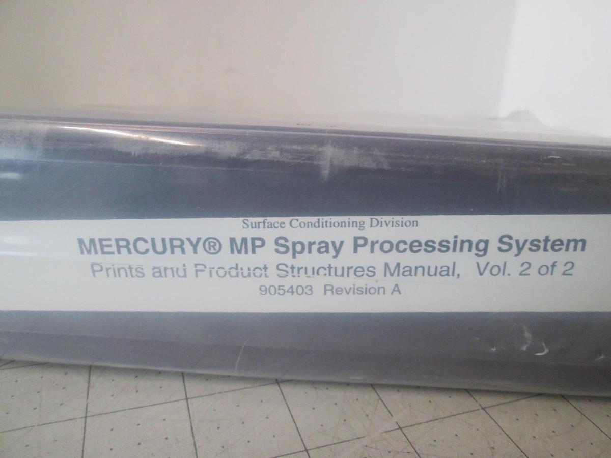Used FSI International, MP Spray Processing Prints and Product Structure Manual, New