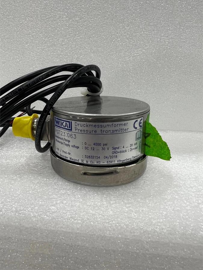 Used Wika, PGT23.063 Pressure Transmitter, Used