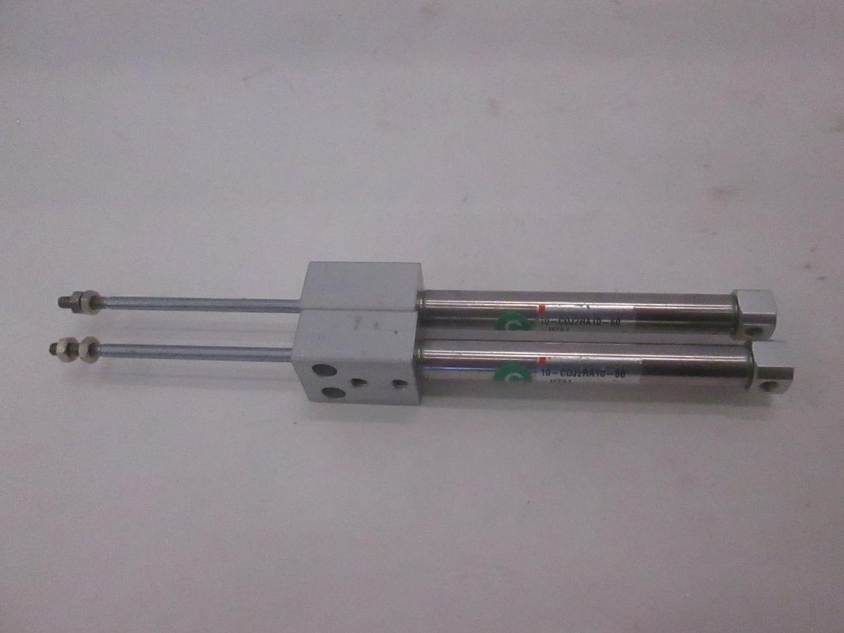 Used SMC, 10-CDJ2RA10-60, Single Act Cylinder, Used, Lot of 2