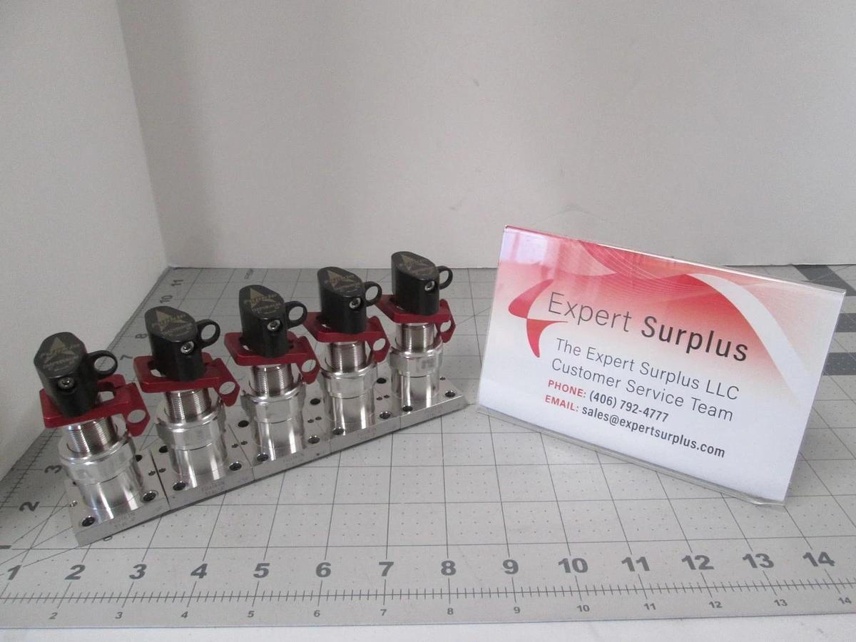 Used Fujikin, AN9N4000, 316L-P, Diaphragm Manual Valve, Used, Lot of 5
