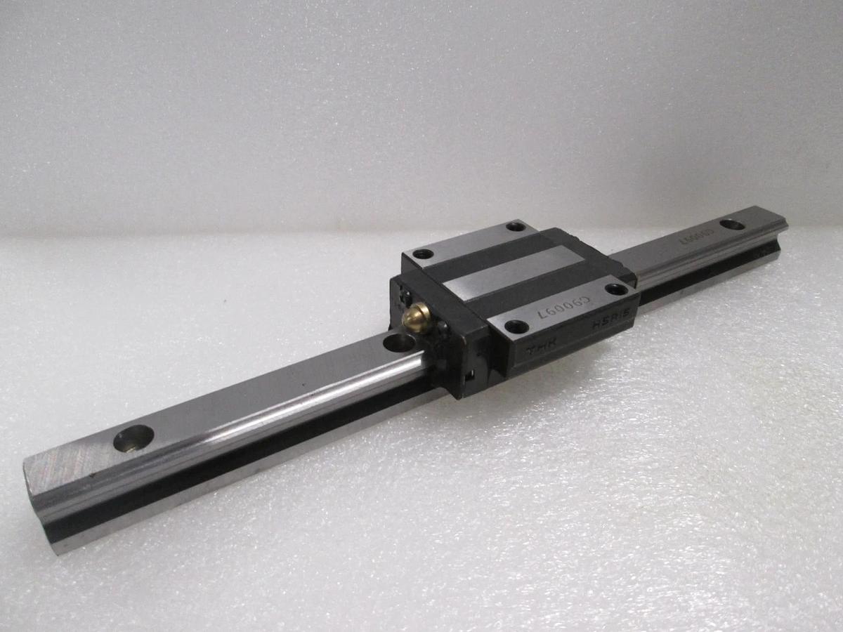 THK, HSR15, Linear Bearing Guide Block w/ G90097 Guide Rail, New