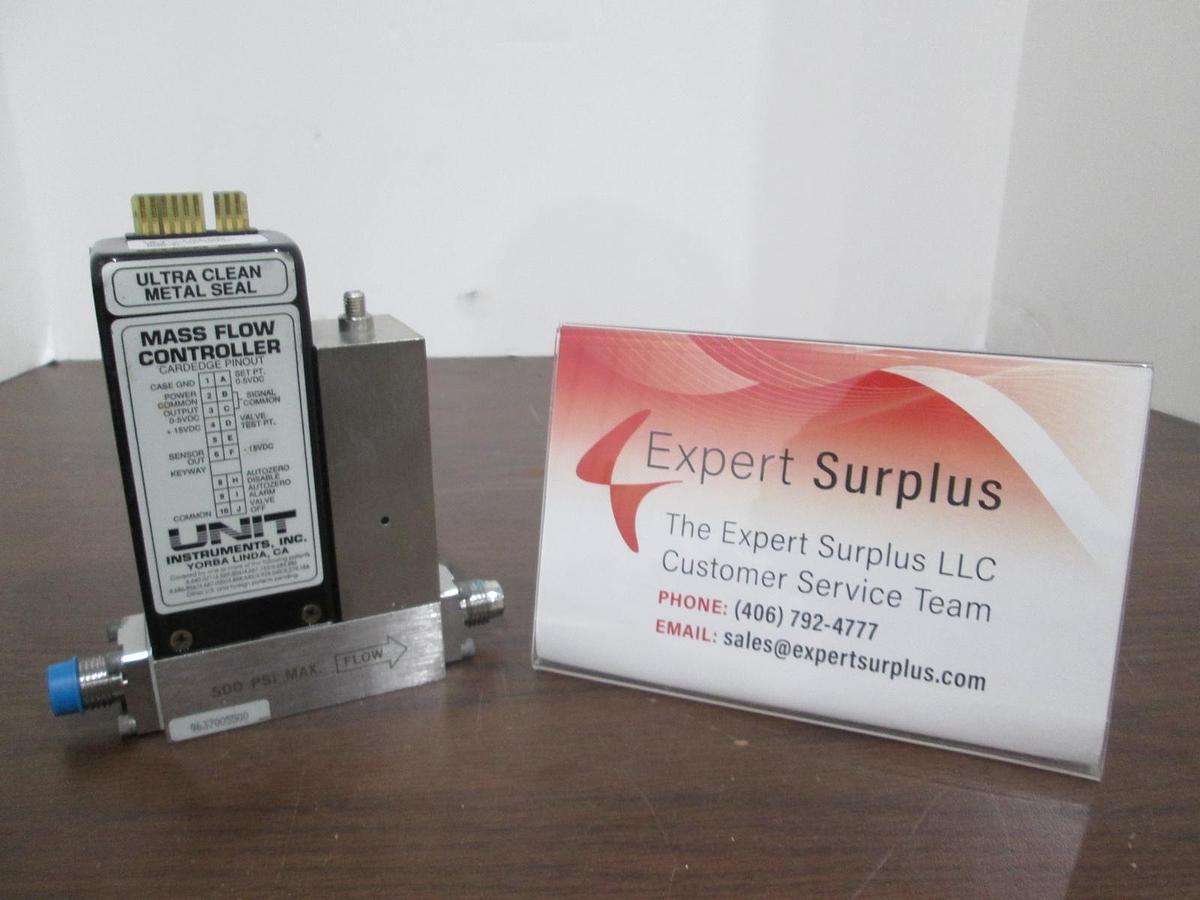 Used Unit, UFC-1260A, 50 SCCM, He, Mass Flow Controller, 1/4" Port, Used
