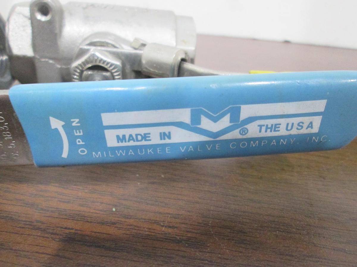 Used Apollo/Milwaukee, CF8M, 3/4", 2000 WOG, Ball Valve, Used, Lot of 2