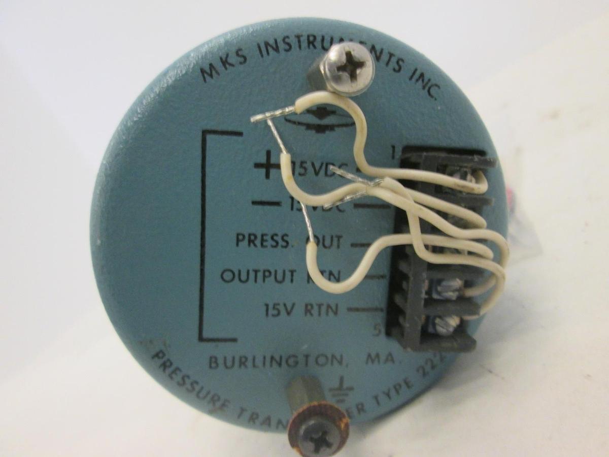 Used MKS, Baratron 10 Torr Pressure Transducer, 222BHS-A-A-10SP35-81, Used