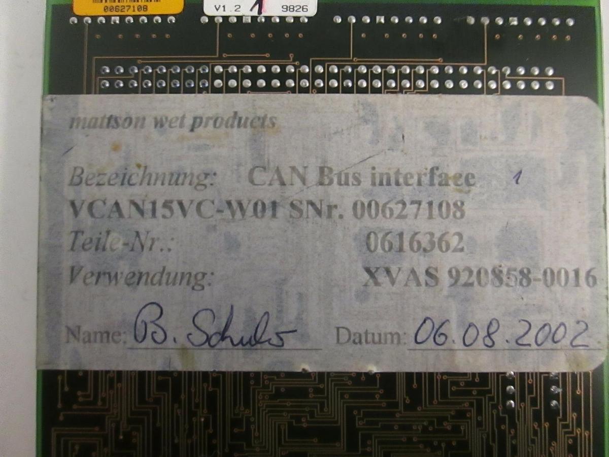 Used Industrial Computers, CANBus Interface, VCAN15VC-W01, Working When Removed