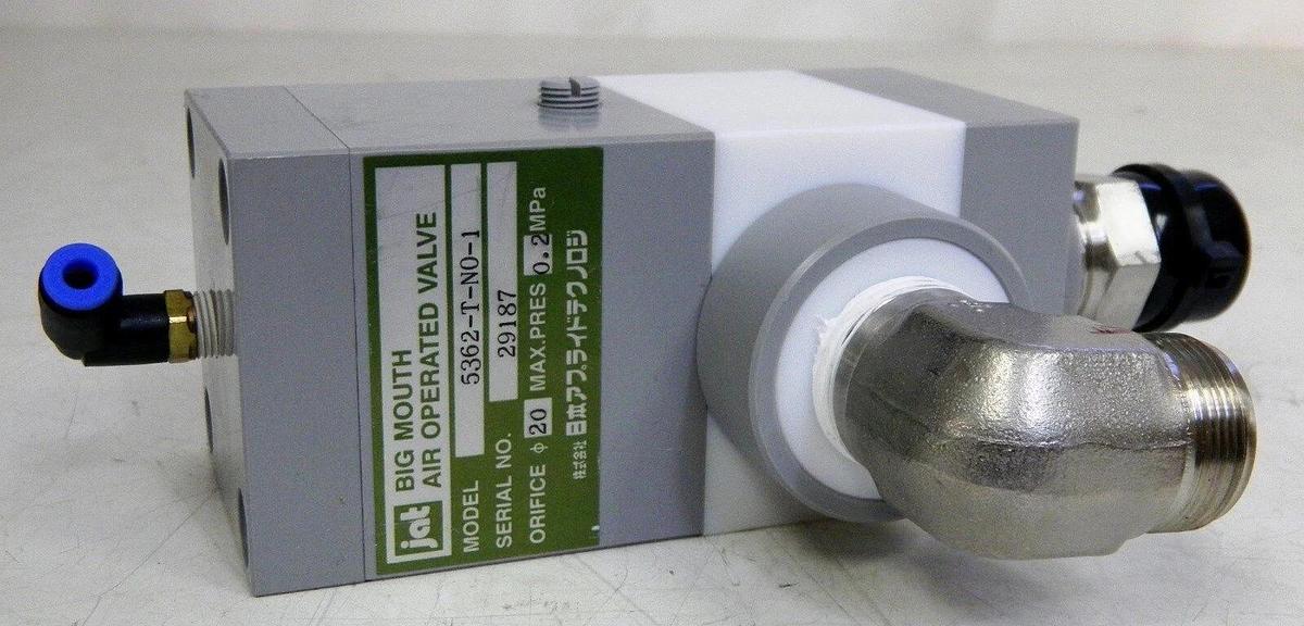 Used JAT Big Mouth Air Operated Valve 5362-T-NO-1, Used