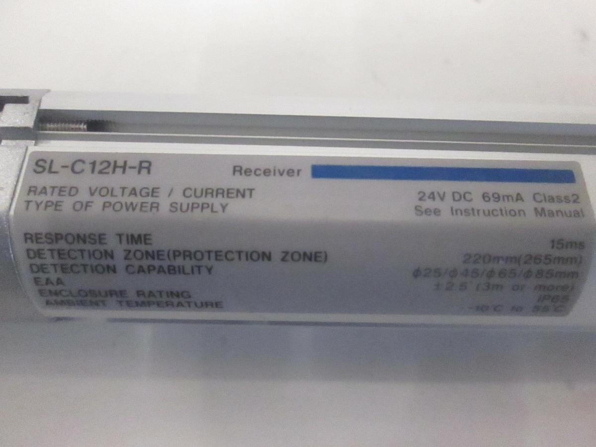Used Keyence SL-C12H-R, 24 VDC Light Curtain Receiver, Used