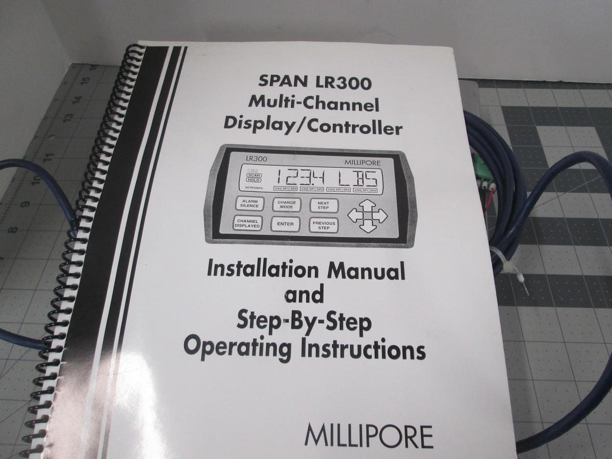 Used Millipore, GCS-305 Scale, 60lb Max, w/ Installation Manual, New