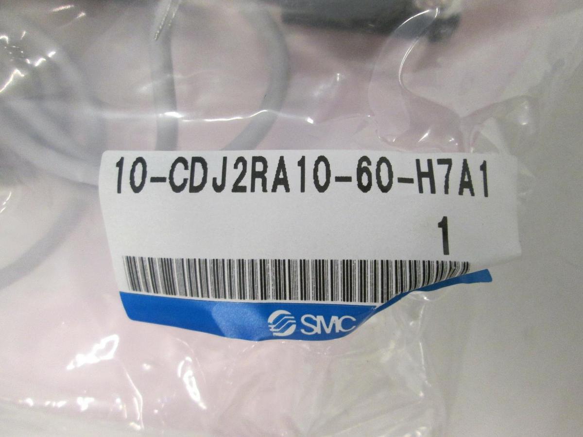 Used SMC, 10-CDJ2RA10-60-H7A1, Pneumatic Cylinder, New, Lot of 3
