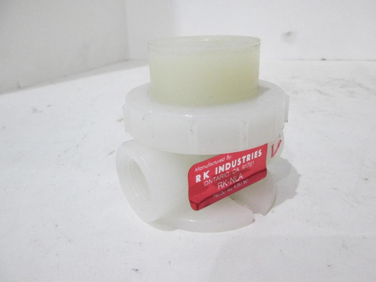 Used RK Industries, RK-NLA, Pneumatic Pressure Valve, Used