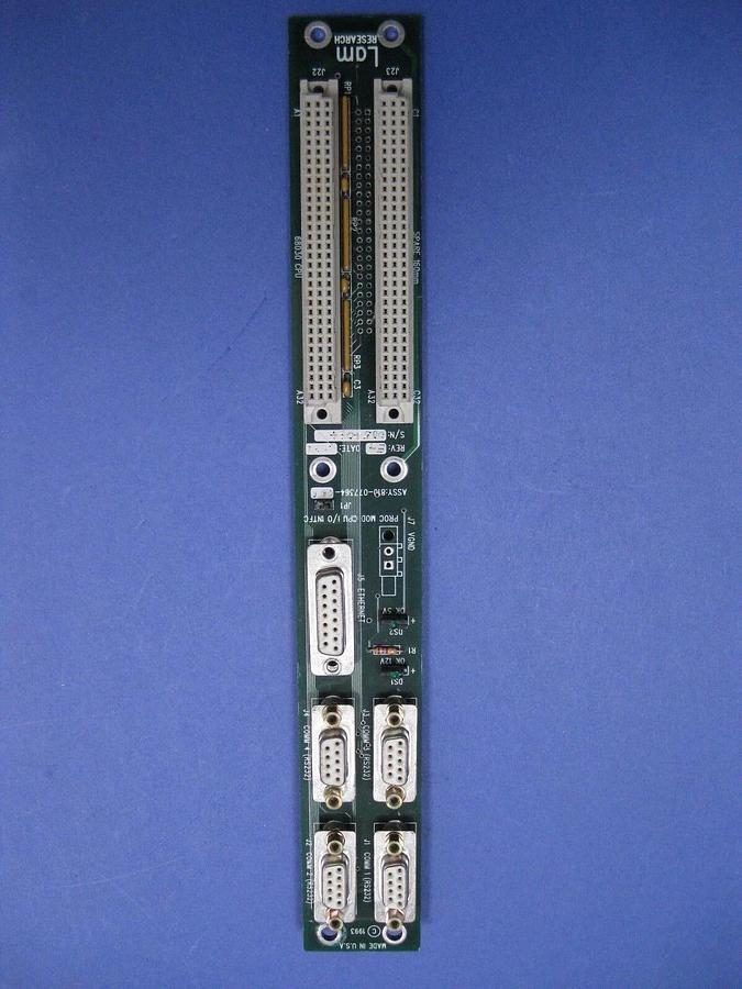 Used LAM Research 810-077364-001 Process Module, CPU I/O Interface PCB Assy