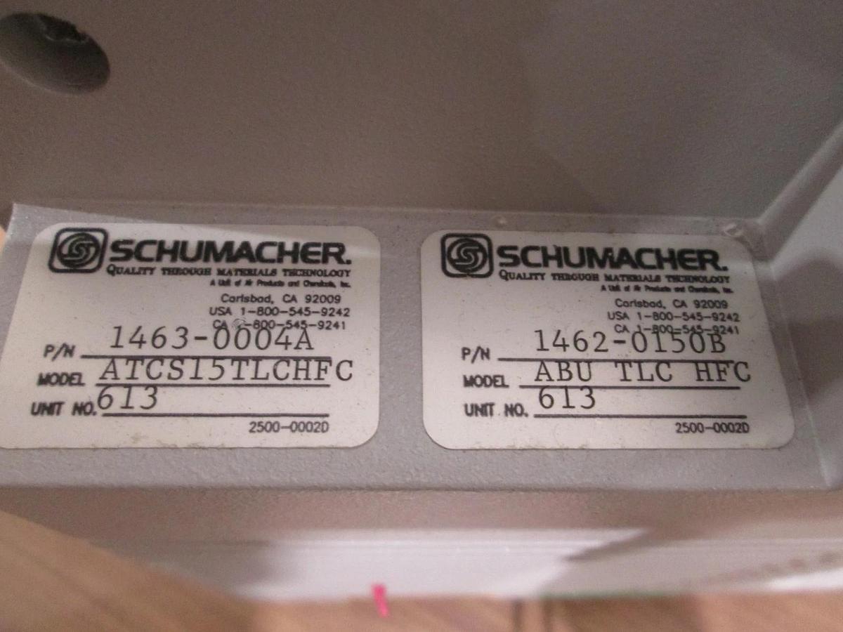 Used Schumacher, ATCS15TLC-HFC/ABU TLCHFC, Absolute Temperature Control Bubbler, Used