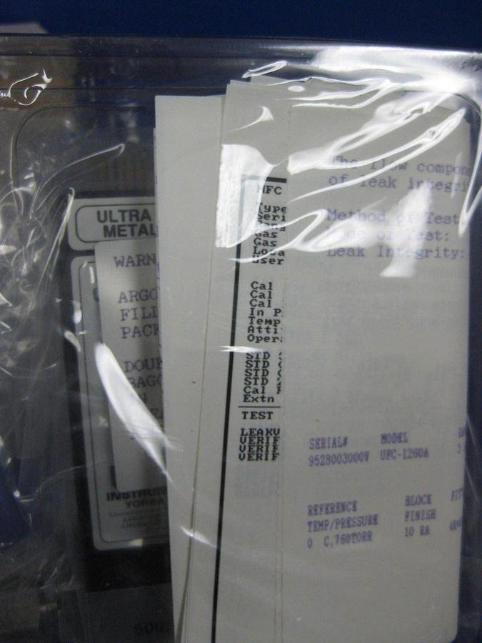 Used Unit UFC-1260A Mass Flow Controller, N2, 3SLM, Refurbished