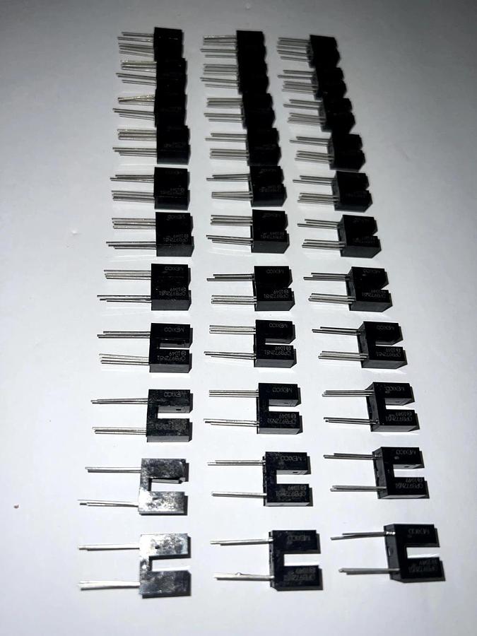Used OPTEK TECHNOLOGY OPB972N51 450077161, Used, Lot of 33