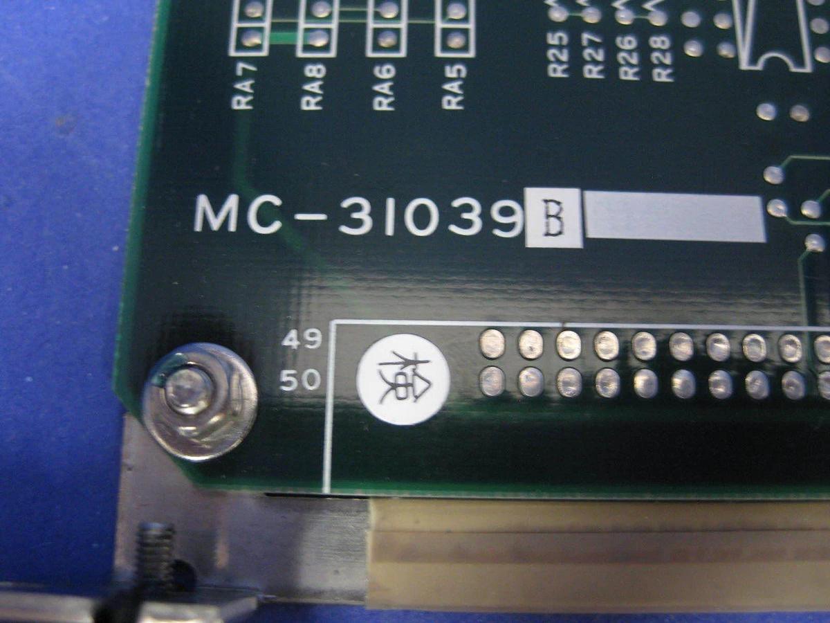 Used TEL Tokyo Electron MC-31039B REV 1E GAS PCB Assy for TS-4000Z-16 Control Unit
