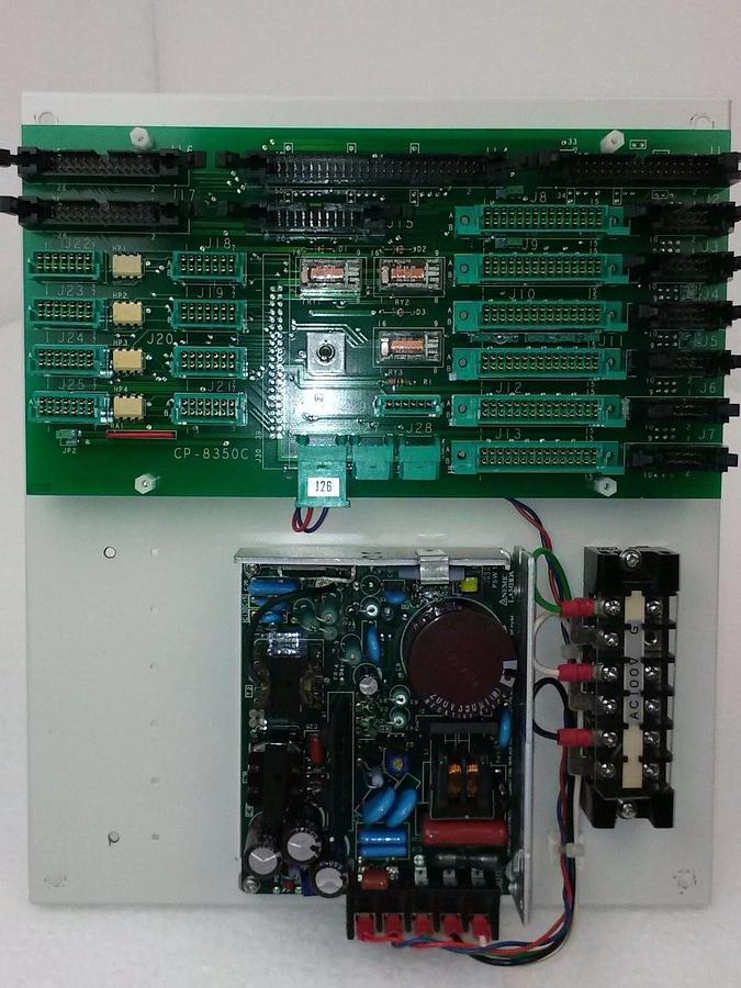Used TEL Tokyo Electron CP-8350C PCB Assembly, Mount, and Power Supply 24V, Used