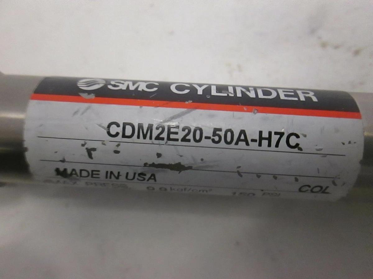 Used SMC, Pneumatic Cylinder, CDM2E20-50A-H7C, Used