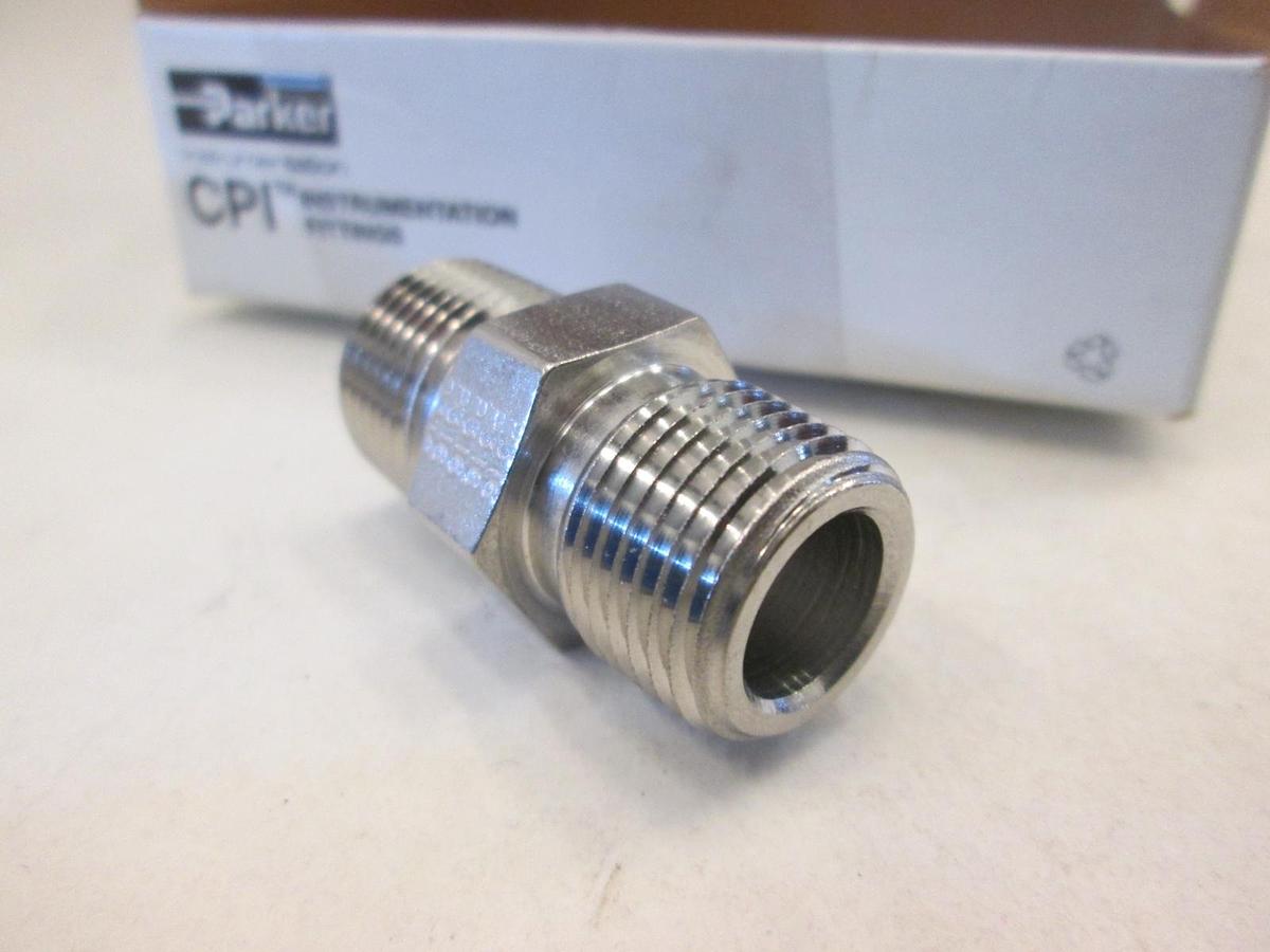 Parker, 6-6 MHN-SS, Male Hex Nipple, New