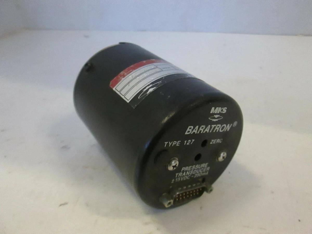 Used MKS Baratron 127AA-00010A, 10 TORR Type 127 Pressure Transducer, Used
