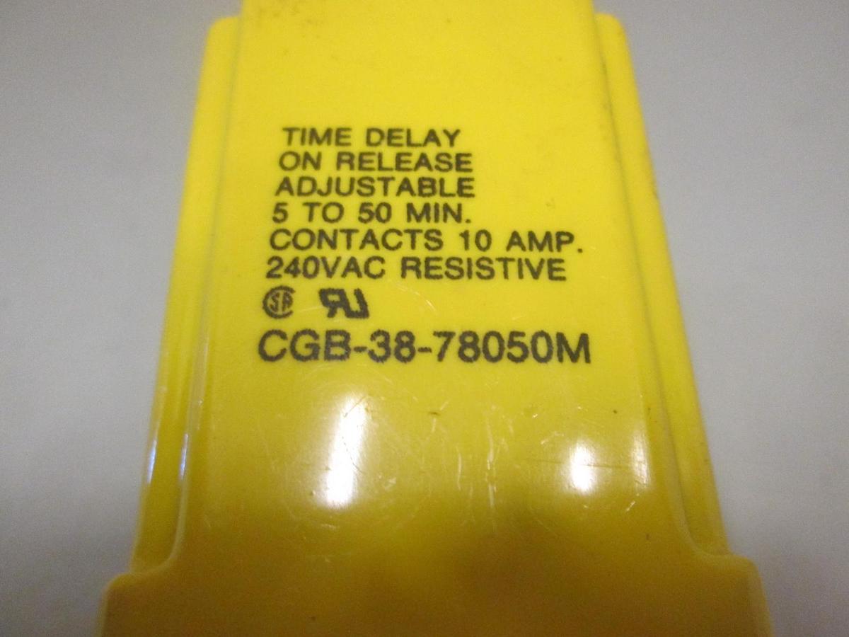 Used Potter & Brumfield, Time Delay, CGB-38-78050M, 10A, 240VAC, USed