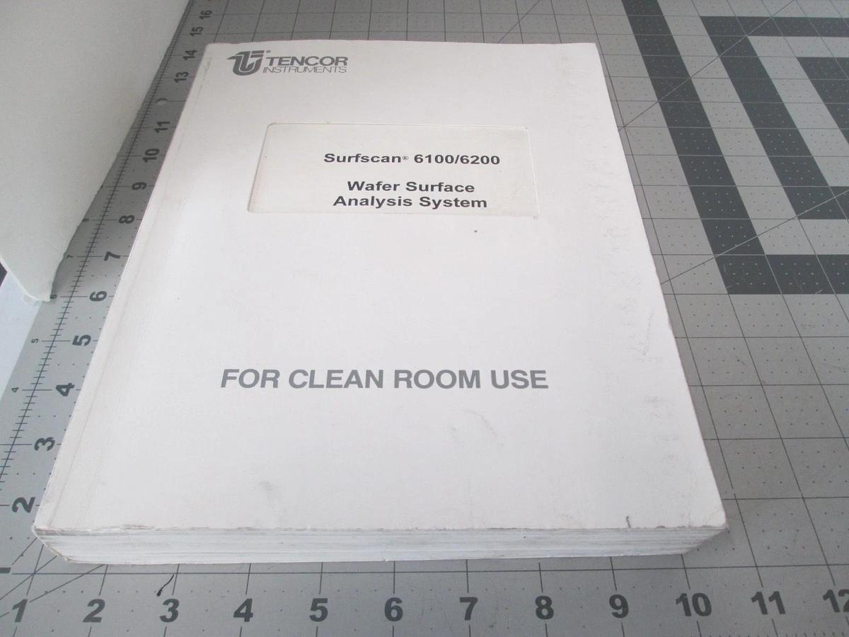Used Tencor, Surfscan 6100/6200, Wafer Surface Analysis System Manual, Version 3,Used