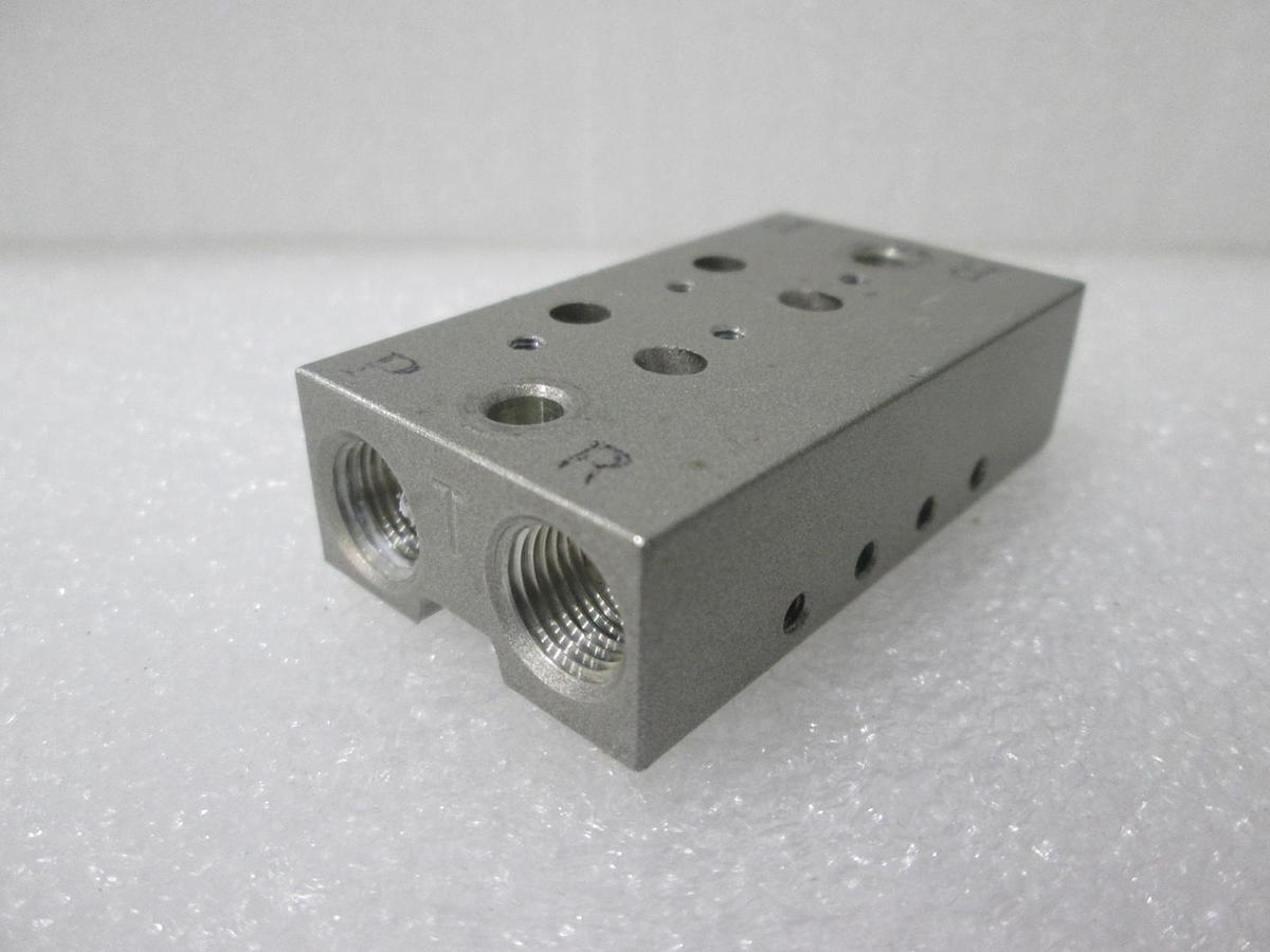 SMC, 2 Position Manifold Block for Valve, New