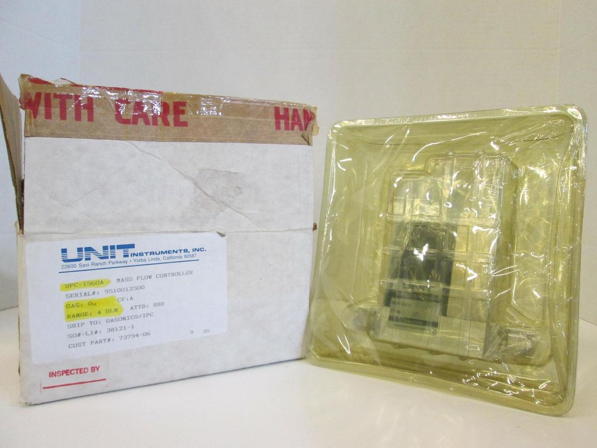 Used Unit UFC-1560A, MFC, Mass Flow Controller, O2, 4 SLM, 1/4" VCR, Used