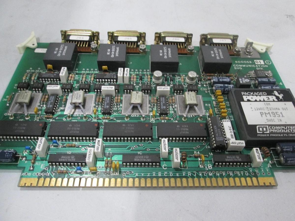 Used SVG , 600058-01, Communication Board PCB Assy, Used
