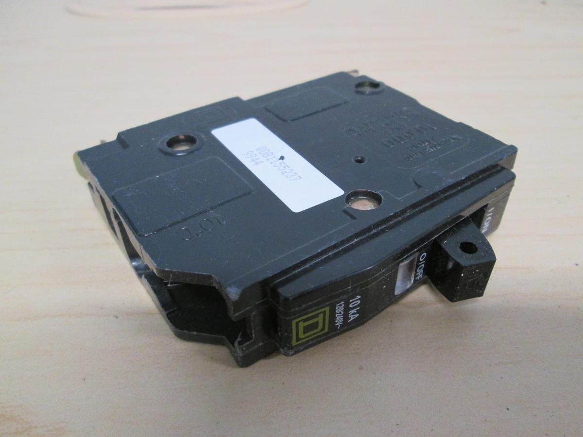 Used Square D, ZZ-7158, Type QOB, Single Pole Circuit Breaker, 10kA, Used