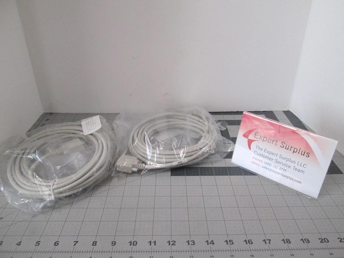 MC Electronics, 2013812-001, Cable Extension, 25',D-Sub9, M-F, New, Lot of 2