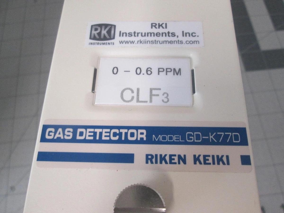 Riken Keiki, GD-K77D, CLF3 Gas Detector, 0-0.6PPM, New