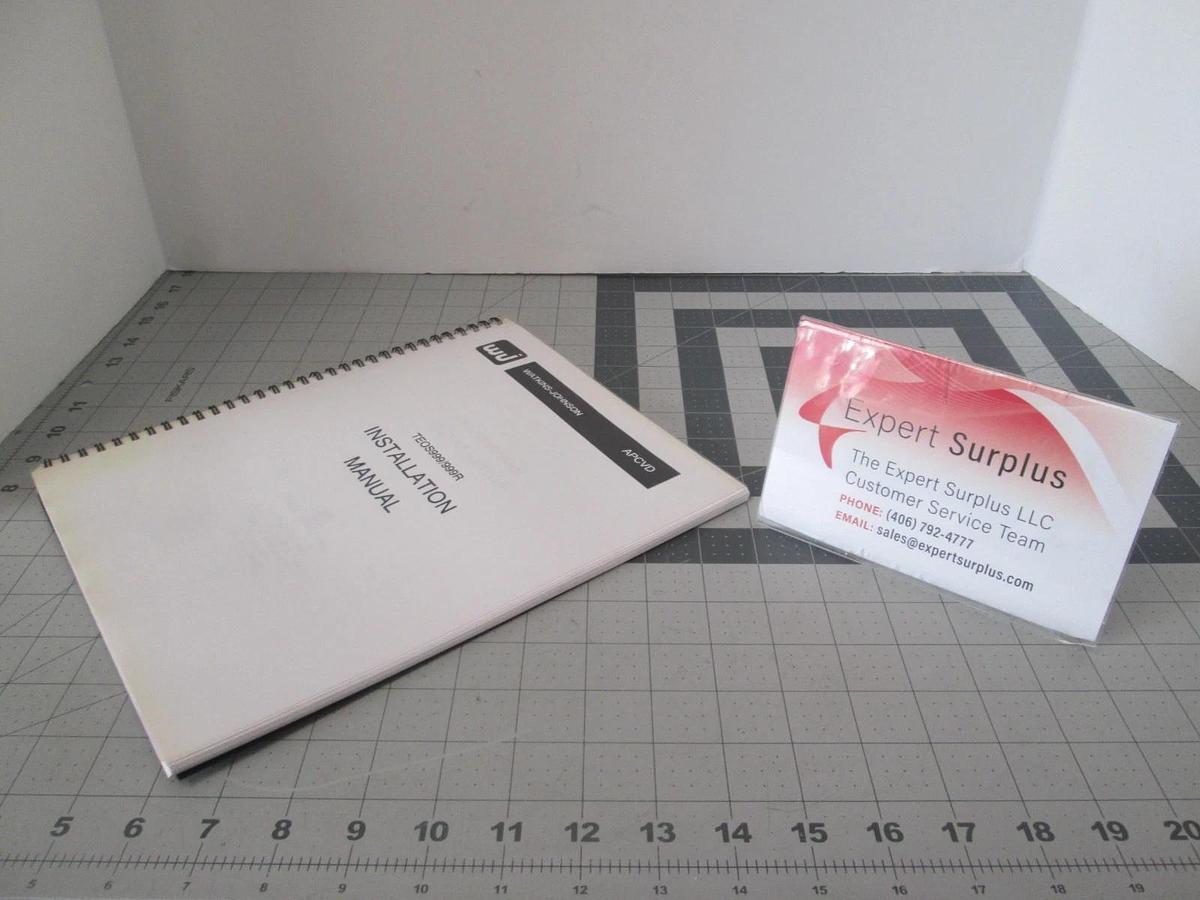 Used Watkins Johnson, Installation Manual, TEOS999/999R, Used