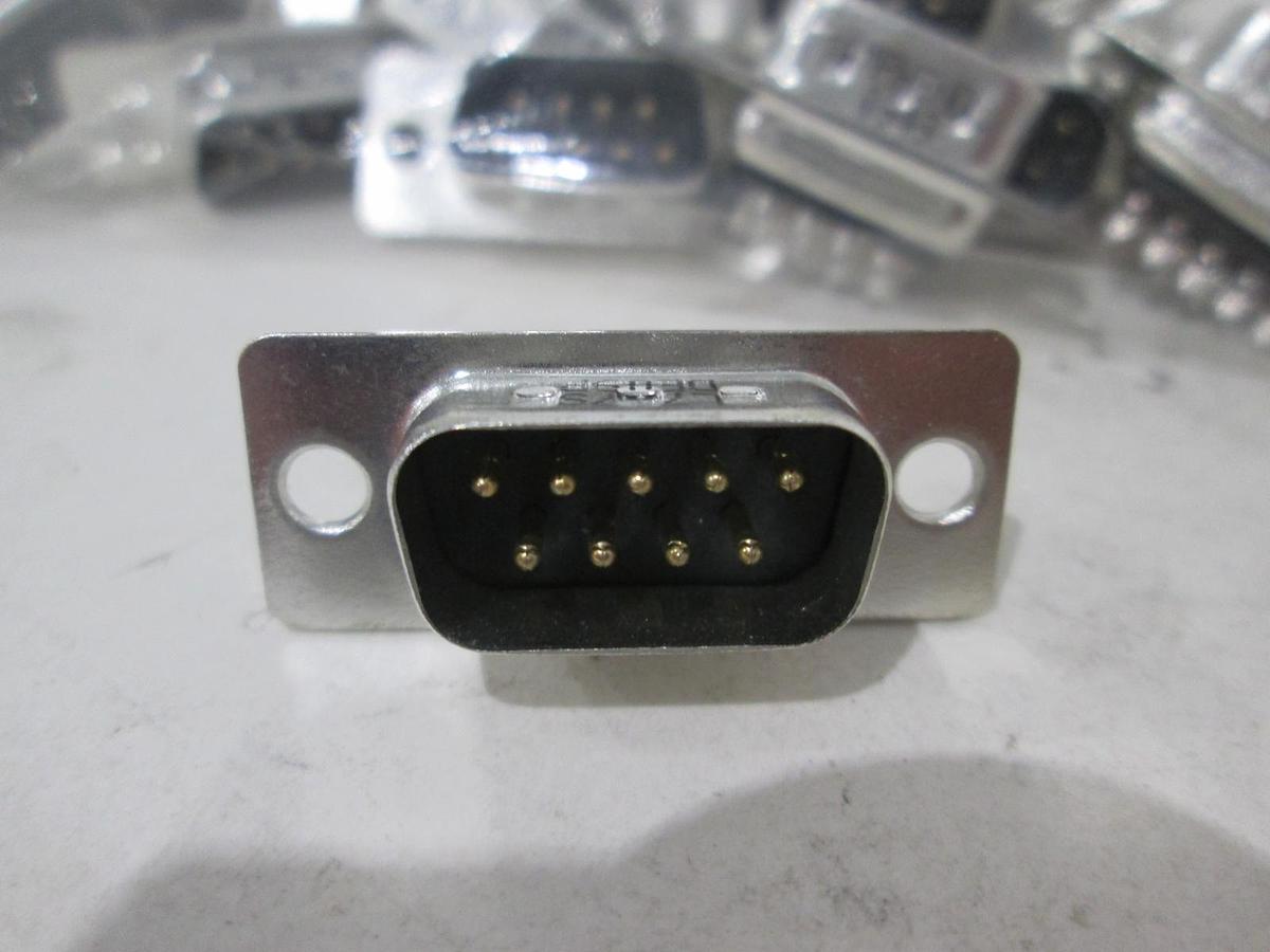 Amphenol, L717SDE09P, Male 9 Pin Connector, New, Lot of 23
