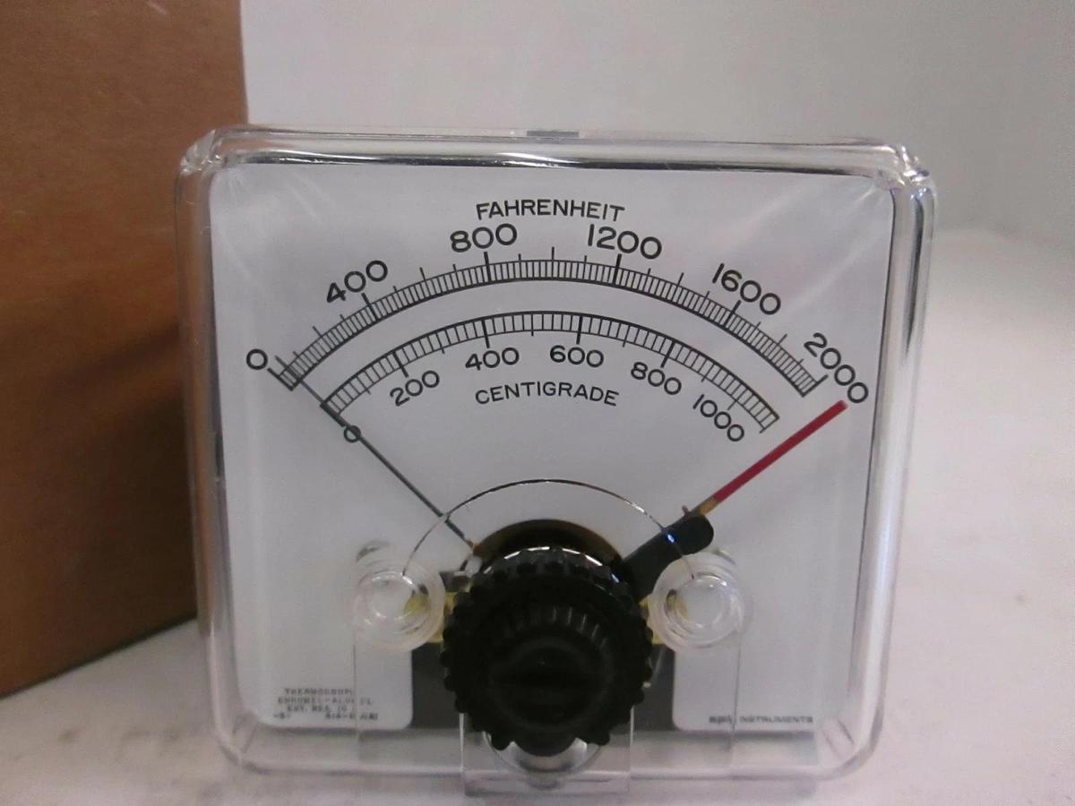 API Shielded Meter 26-8904-2501, 0-2000F, 0-1000C, NIB