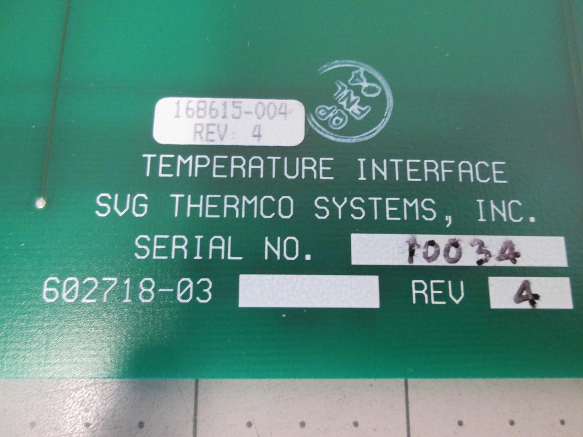 SPT Micro, 168615-004, 602718-03, Temperature I/F CVD, PCB Assy, New