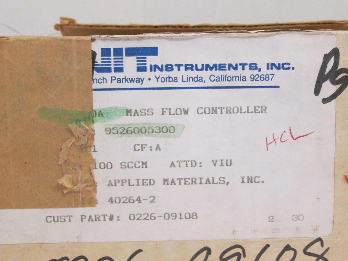 Used Unit UFC-1400A Mass Flow Controller MFC, HCL, 100 SCCM, Used