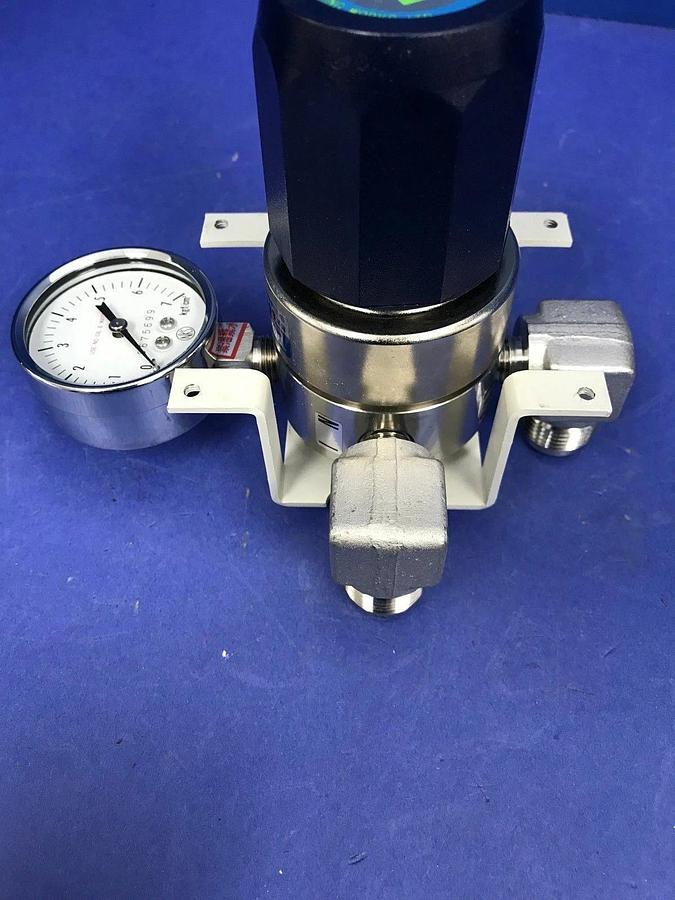 Used Tanaka Engineering TORR- 50LU6 Regulator w/ Gauge, TEL Tokyo Electron, Used