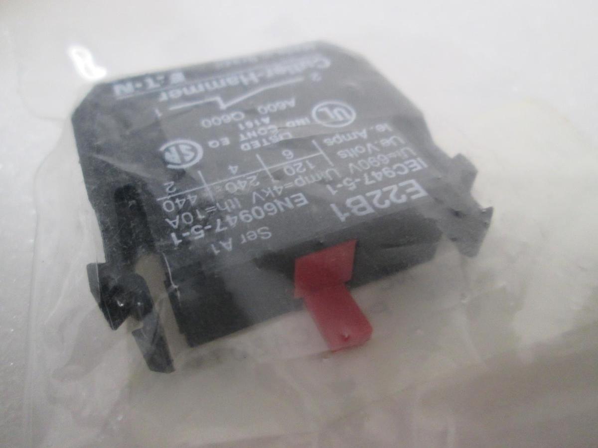 Cutler Hammer, E22B1, Contact Block, New, Lot of 2