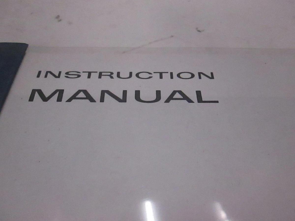 Used Tektronix Inc Type 323 Oscilloscope Instruction Manual, Used